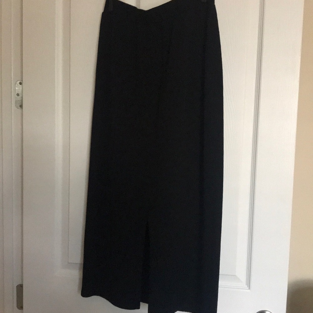 Beautiful black long skirt from St. John new